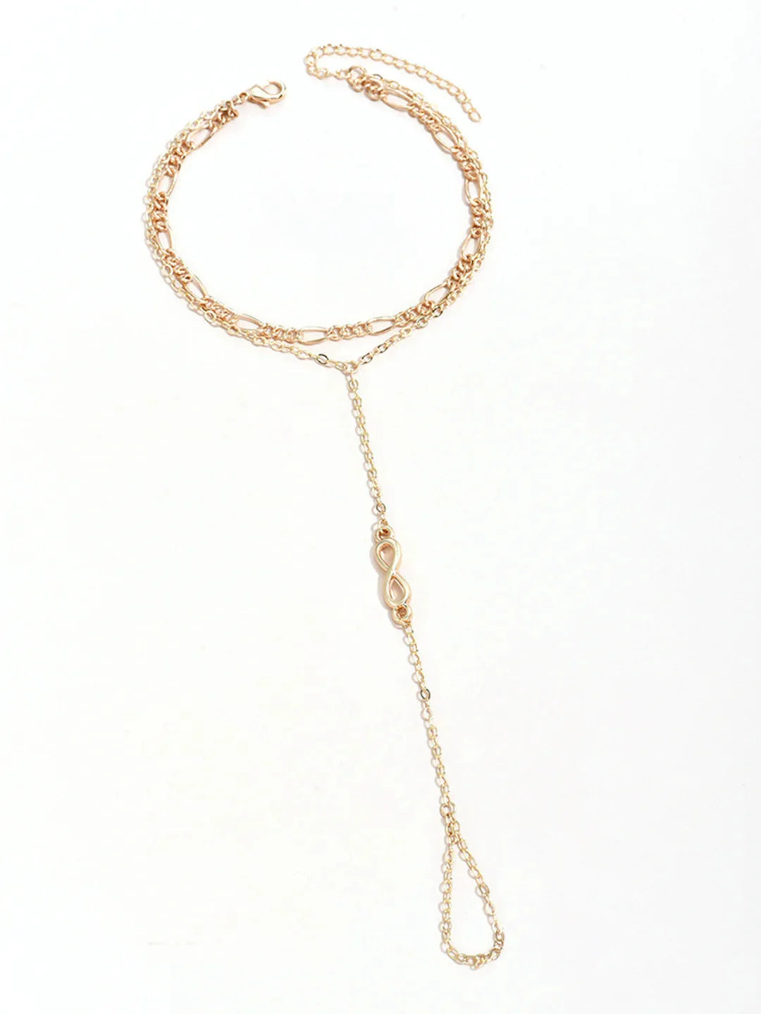 "925 Sterling Silver Infinity Chain Bracelet – Dainty, Adjustable Jewelry for Women | Minimalist Silver Bracelet Gift